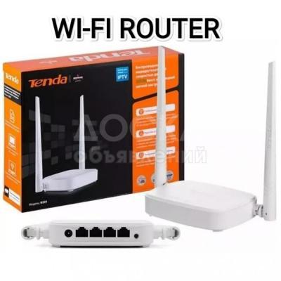 Беспроводной маршрутизатор  (wi-fi router, вай-фай роутер) TENDA N301 (ТЕНДА Н301) с функцией лёгкой настройки в идеальном состоянии!