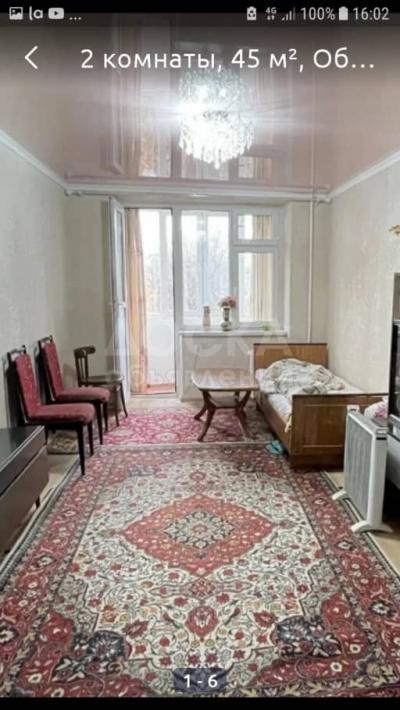 Продаю 2-комнатную квартиру, 45кв. м., этаж - 3/4, Аламедин 1.