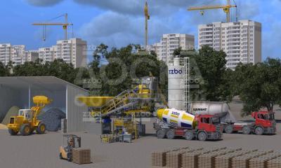 Бетонный завод QUICK BETON TWIN-35 Цена 3 916 667 рублей