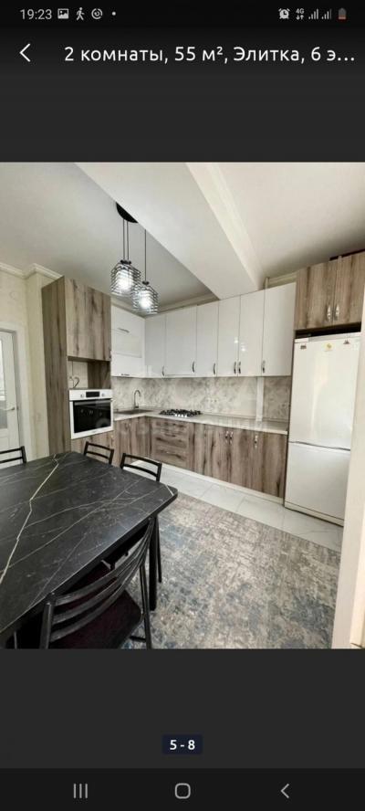 Продаю 2-комнатную квартиру, 55кв. м., этаж - 6/9, Жибек жолу/Шевченко , 2комн квартира, 55м2,элитный дом,центральное отопление, цена:63500,небольшой торг, тел:0502122020.