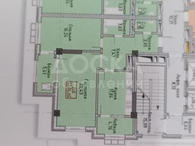 Продаю 2-комнатную квартиру, 77кв. м., этаж - 5/10, Капстрой сити 58000$.