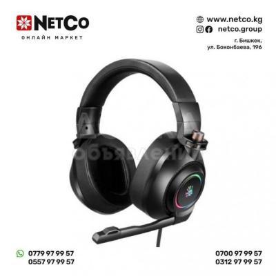 Наушники с микрофоном A4Tech BLOODY G580 RGB Gaming 7.1 USB Black