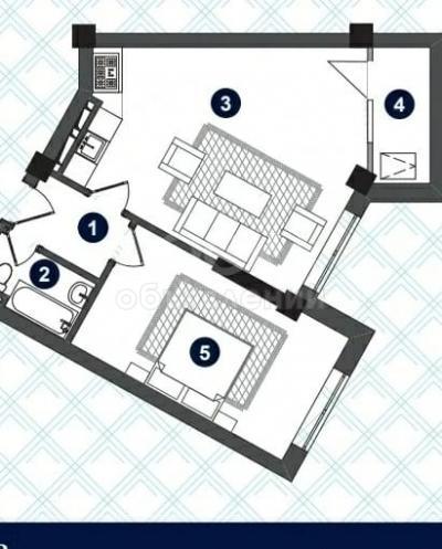 Продаю 2-комнатную квартиру, 64кв. м., этаж - 10/10,  Юж Магистраль\ Сухэ Батора.