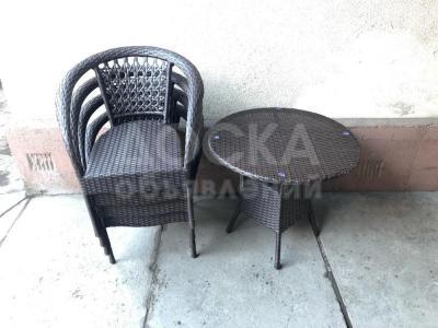 Плетеная мебель.