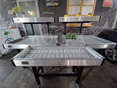 Столы с системой "прилив-отлив"