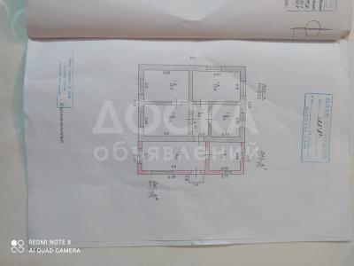 Продаю дом 3-ком. 75кв. м., этаж-1, 9-сот., стена саман, с. Орто-Сай .