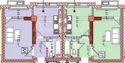 Продаю 1-комнатную квартиру, 37кв. м., этаж - 3/10, Асанбай.