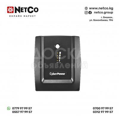 Источник бесперебойного питания CyberPower UT2200E, Мощность 2200ВА/1320Вт, UT-серия, Линейно-интерактивный, Напольный, LED/Tel.line/USB, Диапазон работы AVR:?, Бат.1 шт., Вых: 4xSchuko, Чёрный