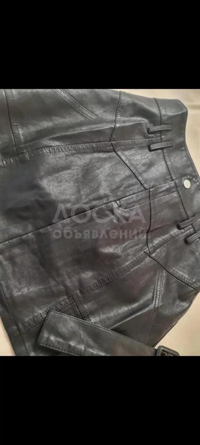 Женская - подростковая кожаная юбка