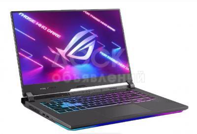 Ноутбук Asus ROG Strix G15 G513RM-DS71-CA AMD Ryzen 7 6800H (3.20-4.70GHz), 16GB DDR5, 1TB SSD, NVIDIA RTX 3060 6GB GDDR6, 15.6"FHD (1920x1080) 300Hz IPS, WiFi ax, BT 5.2, HD WC, Win 11 Home, Backlit RGB Русская клавиатура, Eclipse Gray