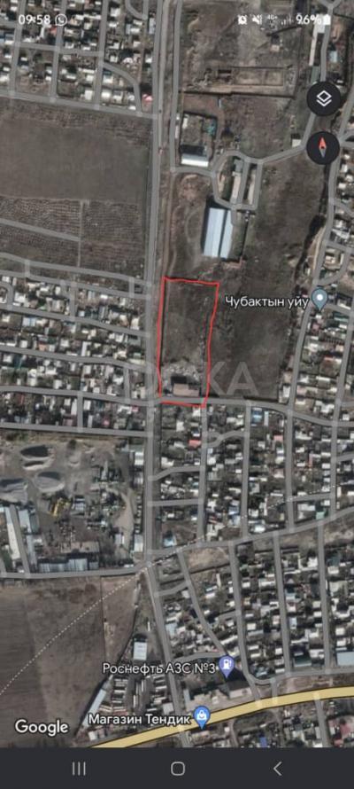 Продаю участок под строительство, 1 га Объездная\Тендик.