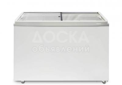 Ларь с прямым стеклом Бирюса-355ZQ