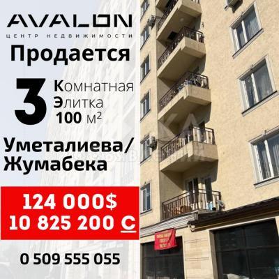 Продаю 3-комнатную квартиру, 100кв. м., этаж - 11/13, Филармония .