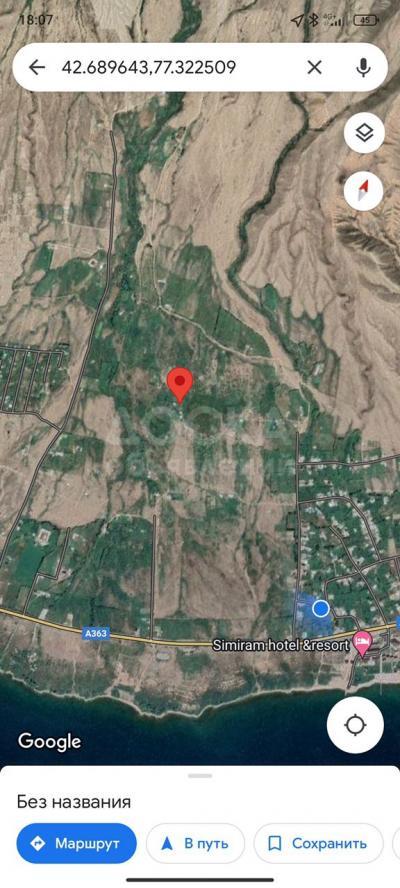 Продаю участок сельхоз назначения, 8 соток Продается участки на Иссык Куле, 12 километрах от Бостери.