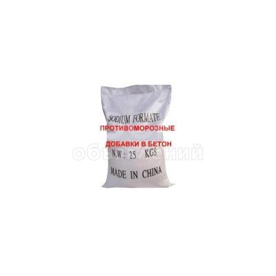 Формиат натрия 92% (натрий муравьинокислый) КНР Мешок 25кг