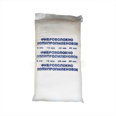 Фибра полипропиленовая PC-12 Марка А для пеноблоков и газоблоков (мягкая)  Мешок 10кг