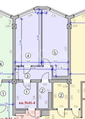 Продаю 1-комнатную квартиру, 57кв. м., этаж - 10/10, центр.