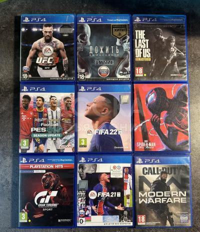 диски на PS4 от 1000 сом каждый