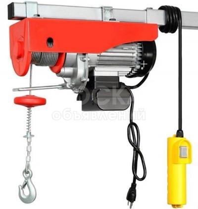 Тельфер для простого и безопасного подъема различных грузов.