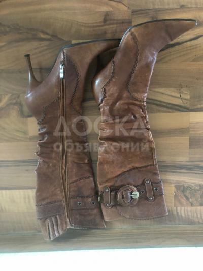 Сапоги кожа 38 размер