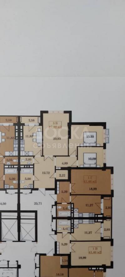 Продаю 2-комнатную квартиру, 87кв. м., этаж - 14/15, Джал.