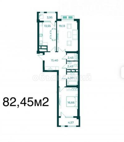 Продаю 2-комнатную квартиру, 82кв. м., этаж - 3/10, ул. Ахунбаева пер. Тыналиева ..