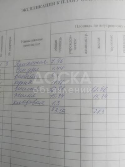 Продаю 2-комнатную квартиру, 58кв. м., этаж - 2/5, с. Лебединовка.