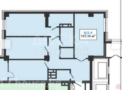 Продаю 3-комнатную квартиру, 107кв. м., этаж - 7/7, ул. Магистраль пер. Советская.