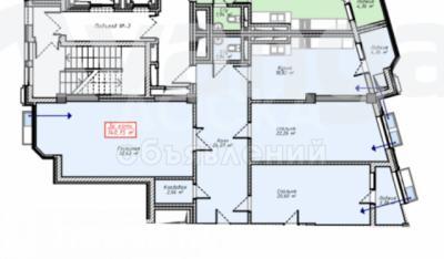 Продаю 3-комнатную квартиру, 140кв. м., этаж - 14/15, 7 мкр.
