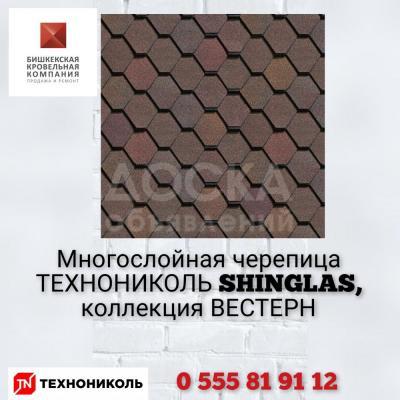 Многослойная гибкая черепица shinglas от Технониколь