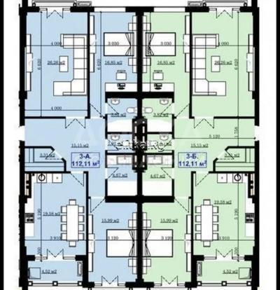 Продаю 3-комнатную квартиру, 112кв. м., этаж - 14/14, ТРЦ Ала Арча.