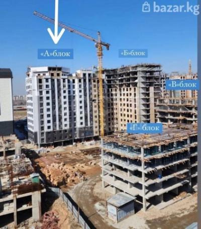 Продаю 1-комнатную квартиру, 53кв. м., этаж - 12/15, Асанбай мкр .