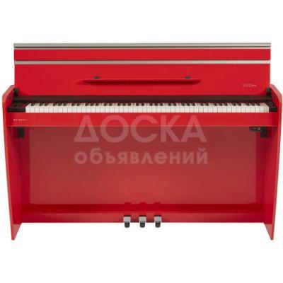 Dexibell VIVO H10 Digital Upright Piano with Bench (Polished Red)