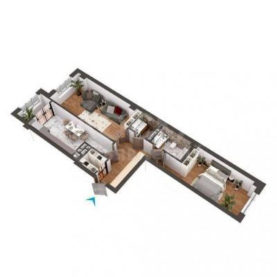 Продаю 2-комнатную квартиру, 83кв. м., этаж - 12/14, Юж Магистраль\Сухэ Батора.