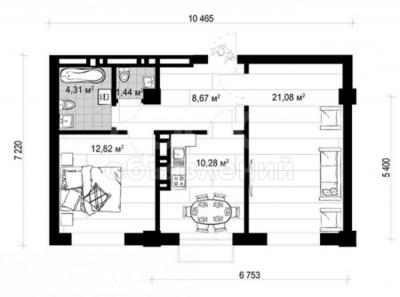 Продаю 2-комнатную квартиру, 58кв. м., этаж - 2/12, Асанбай.