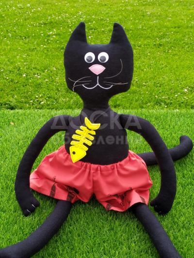 Интерьерная игрушка Кот-хипстер