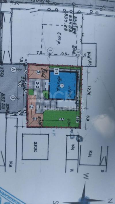 Продаю дом 5-ком. 200кв. м., этаж-2, 4-сот., стена другое, ж/м кок жар кок жайык 200.