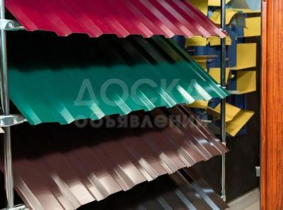 Профлист с полимерным покрытием матовый.