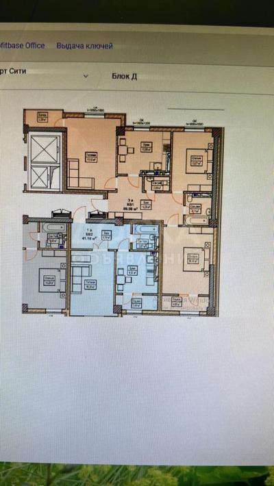 Продаю 3-комнатную квартиру, 90кв. м., этаж - 5/12, Асанбай.