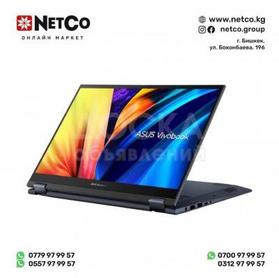 Ультрабук Asus Vivobook S 14 Flip TP3402ZA-DB51T Intel Core i5-12500H (1.80-4.50GHz), 8GB DDR4, 512GB SSD, Intel Iris Xe Graphics, 14"WUXGA (1920x1200) 360° Touch IPS, WiFi ax, BT 5.3, FHD WC, Win 11 Home, Backlit Русская клавиатура, Quiet Blue