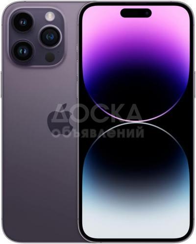 Apple iPhone 14 Pro Max, 256GB, Deep Purple - Unlocked (Renewed)