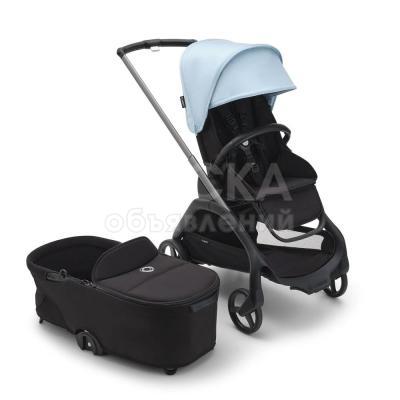 Bugaboo Dragonfly City Stroller with Full-Size Baby Bassinet and Toddler Seat