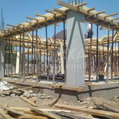 Заливаем бетонно монолитные каркас