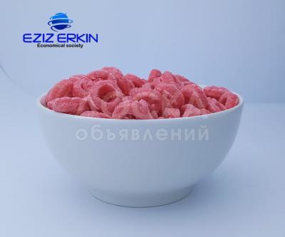 Кукурузные колечки со вкусом клубники