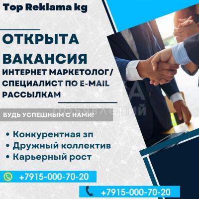 Интернет-маркетолог/Специалист по e-mail рассылкам