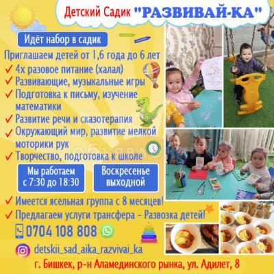 ДЕТСКИЙ САД "РАЗВИВАЙ-КА"