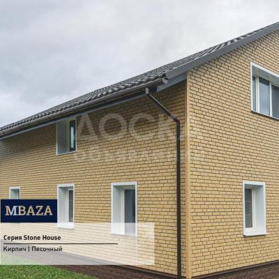 Фасадная панель Stone House Кирпич кирпич песочный