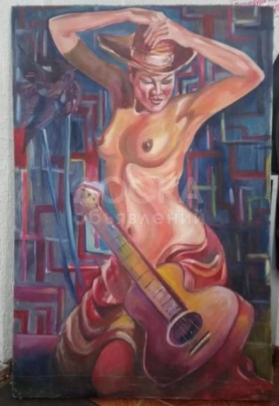 Продам картину на холсте, масло. Была написана специально для мексиканского ресторана.