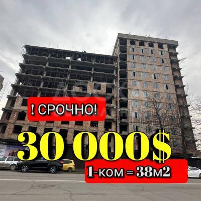 Продаю 1-комнатную квартиру, 38кв. м., этаж - 12/12, Рыскулова - Павлова .