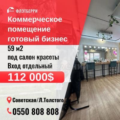 Продаю помещение свободного назначения 59кв. м., Советская/Л. Толстой .
